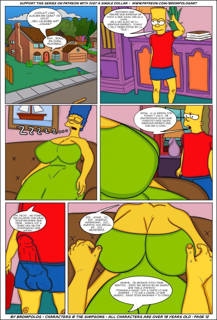 Los Mejores Momentos De Incesto En Los Simpsons Con Bart Y Su Madre